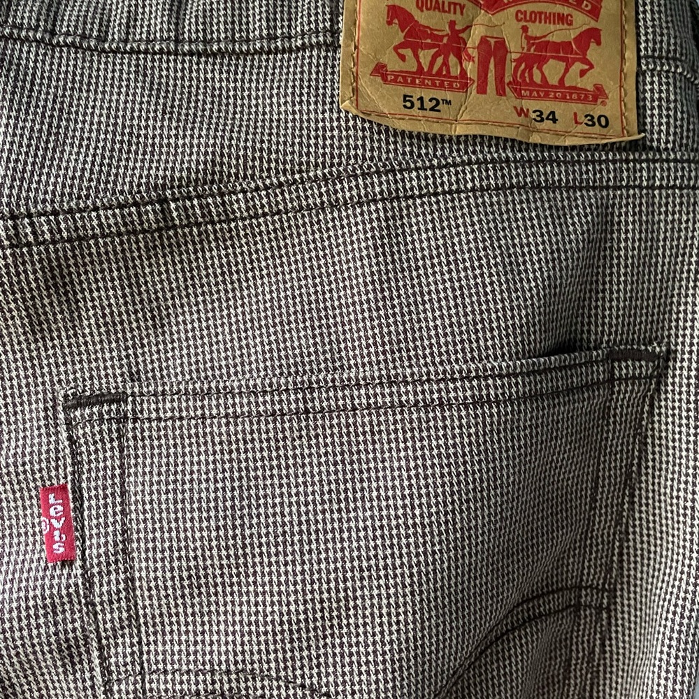 Levi's Houndstooth Patterned Pants - image 5